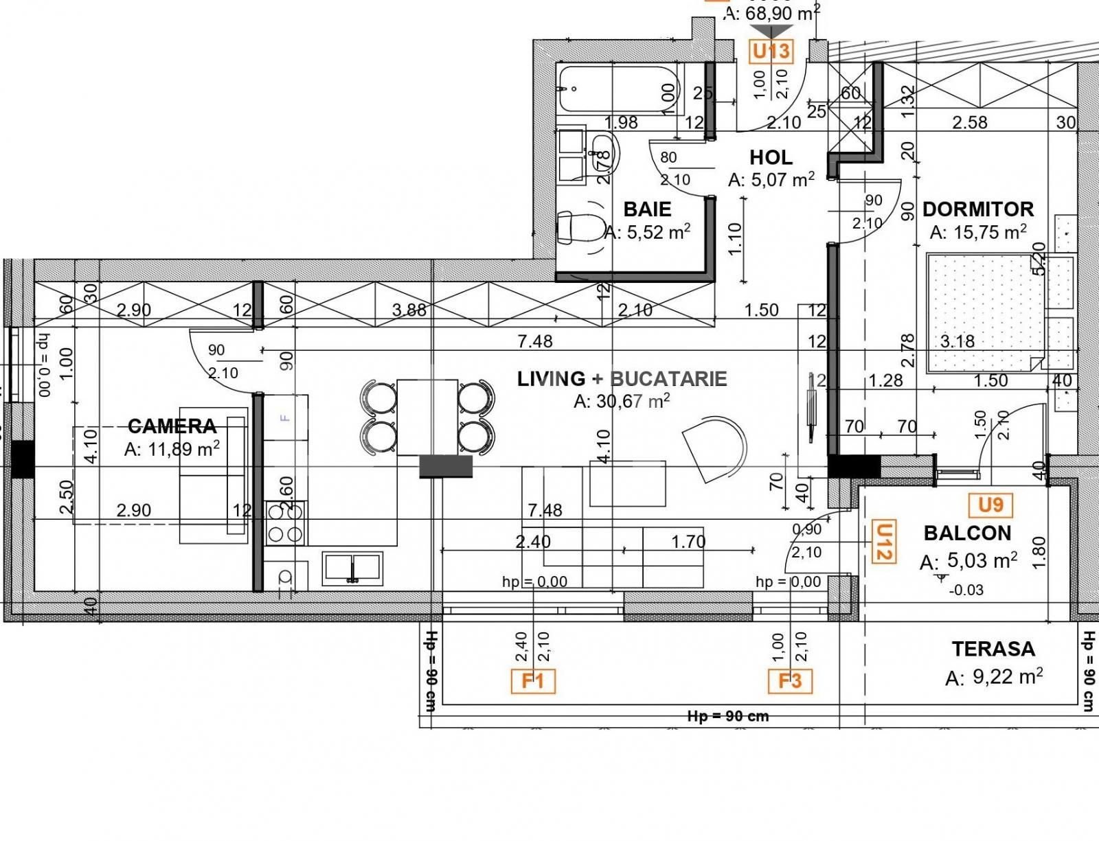 Apartament de vânzare 3 camere Iris - 77426AV | BLITZ Cluj-Napoca | Poza1