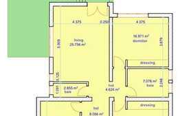 3 camere, 94 mp, decomandat, semifinisat, zona Restaurant Da Vinci