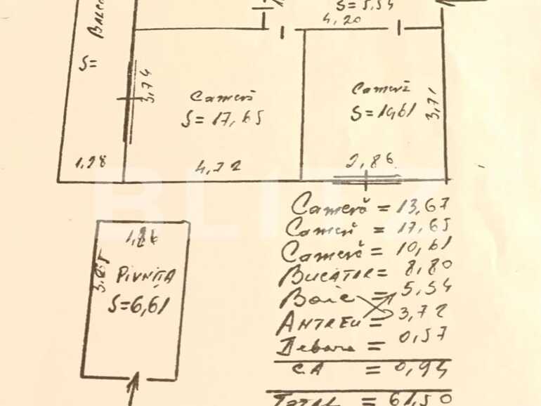 Apartament de vânzare 3 camere Andrei Mureşanu - 77567AV | BLITZ Cluj-Napoca | Poza1
