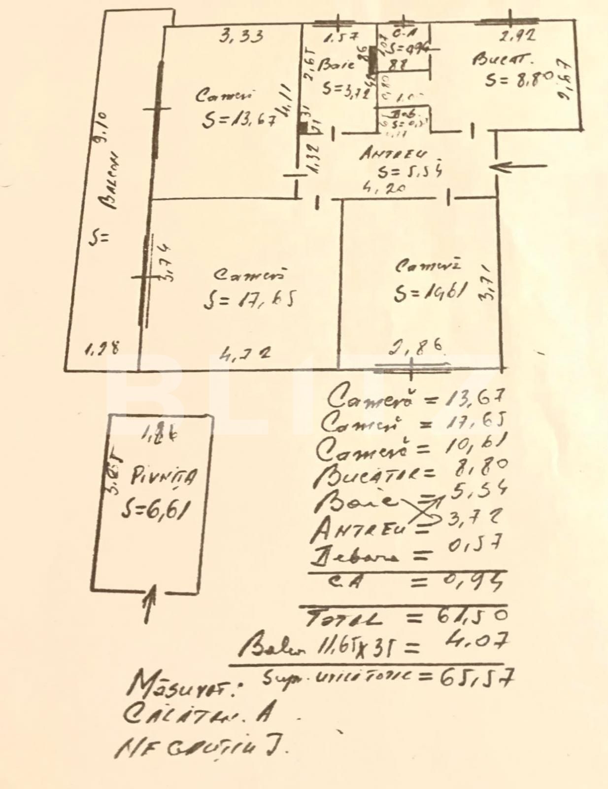 Apartament de 3 camere, decomandat, garaj, zona Engels!