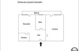 Vanzare apartament cu 1 camera, 47 mp, decomandat! Zona Florilor!