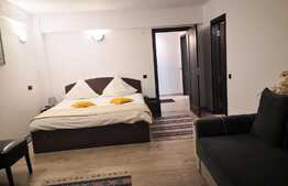 Garsonieră spațioasă, 48,6 mp, balcon cu vedere spre munte, boxă, Bușteni