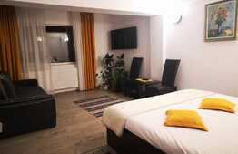 Garsonieră spațioasă, 48,6 mp, balcon cu vedere spre munte, boxă, Bușteni