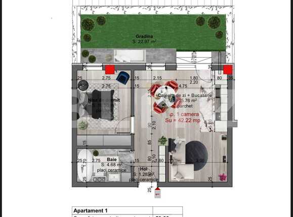 Apartament de vânzare 2 camere Floreşti - 77753AV | BLITZ Cluj-Napoca | Poza1