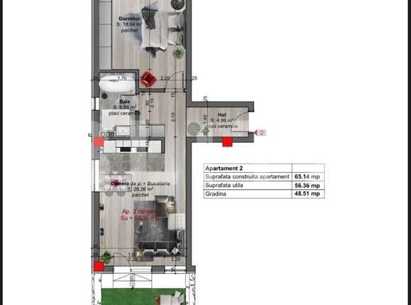 Apartament de vânzare 2 camere Floreşti - 77754AV | BLITZ Cluj-Napoca | Poza1