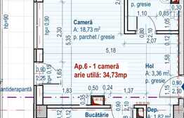 Garsoniera de 35 mp, etaj intermediar, parcare, zona Petrom!