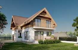 Casa individuala, 166 mp utili, 500 mp teren, comuna Feleacu 