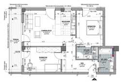 Oferta lunii ianuarie! Apartament cu 3 camere, terasa, la cheie + garaj! Posibilitate preluare chiriasi!