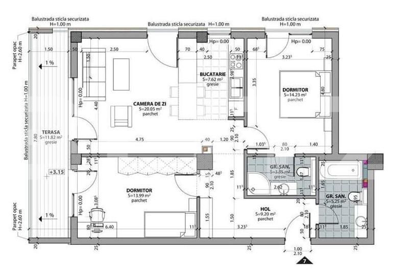 Apartament de vânzare 3 camere Dambul Rotund - 77794AV | BLITZ Cluj-Napoca | Poza1