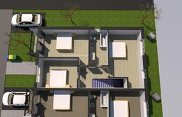 Casă tip duplex, 88 mp, 4 camere, în cartierul Izvor