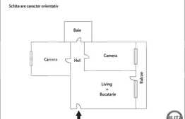 3 camere, 76 mp, imobil nou, zona strazii Edgar Quinet