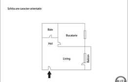 Apartament 1 camera, 40 mp, decomandat! Zona strazii Eroilor!