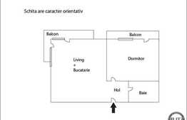 De vanzare apartament cu 2 camere, 56 mp, zona nou dezvoltata, parcare inclusa