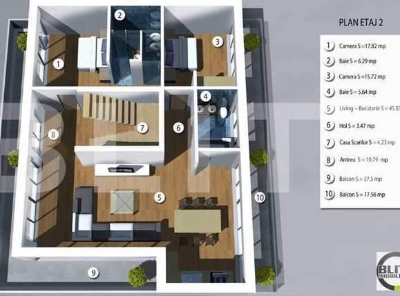 Apartament de vânzare 3 camere Andrei Mureşanu - 7802AV | BLITZ Cluj-Napoca | Poza2