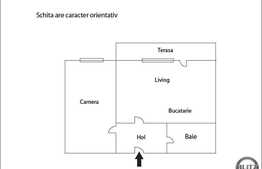 Mansarda cu 2 camere, 40 mp, FINISATA, 12 mp TERASA