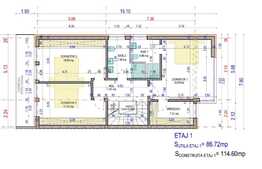 Teren cu proiect in curs de autorizare pentru casa tip duplex