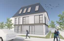 Teren cu proiect in curs de autorizare pentru casa tip duplex