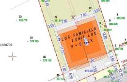 Teren cu proiect in curs de autorizare pentru casa tip duplex