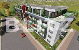 Apartament 2 camere, semifinisat, parcare, zona Petrom, Baciu