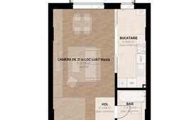 Garsoniera de 43 mp, investitie, zona Gării