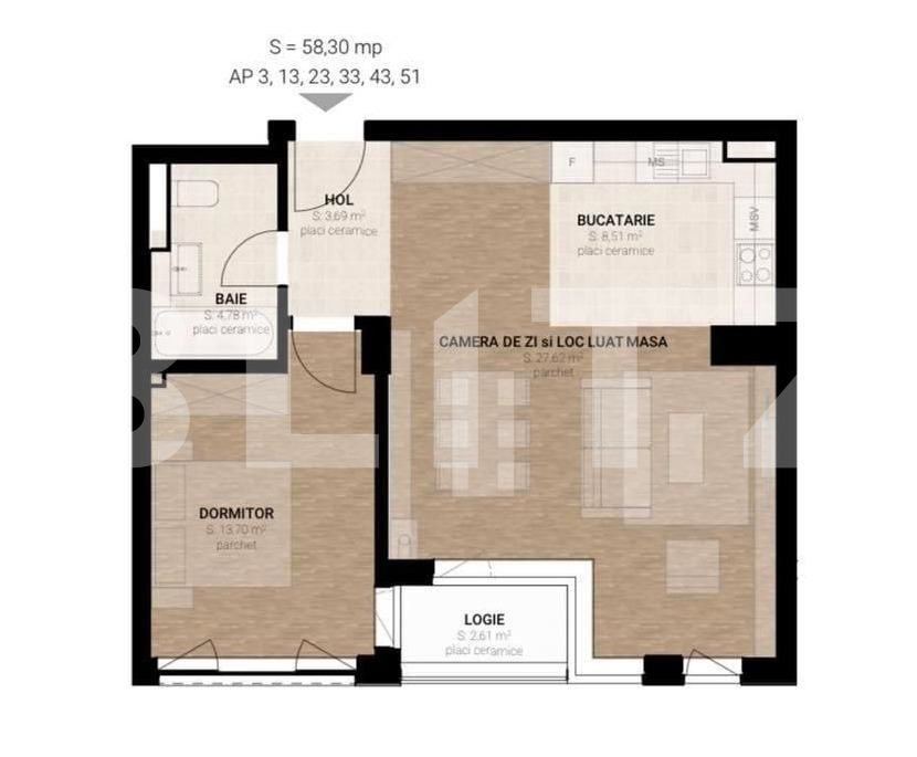 Apartament de vânzare 2 camere Semicentral - 78355AV | BLITZ Cluj-Napoca | Poza7