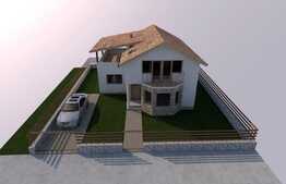 Casa individuala cu view, 150 mp teren 500 mp, parcare! Zona Apahida!