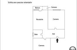 Vanzare 2 camere, 50 mp, decomandat, zona strazii Horea, boxa pentru depozitare