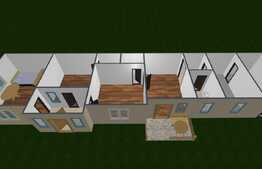 Casa in natura, 110 mp utili, Tarlungeni, sat Purcareni 