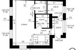 Vanzare apartament 3 camere, la casa, pe 2 nivele P+M, 67 mp utili