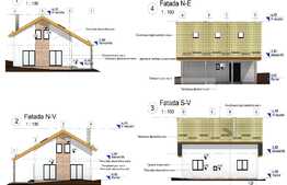 Casa individuala de 126 mp utili, 425 teren, terasa acoperita 31 mp, utilitati, Corusu!