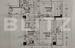 Apartament de 2 camere, 57 mp, decomandat, zona Bartolomeu 