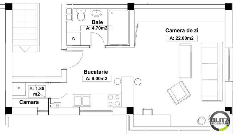 Garsonieră de vânzare Baciu - 7872AV | BLITZ Cluj-Napoca | Poza8