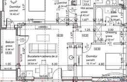 Apartament de 3 camere, 86 mp, zona Expo Transilvania