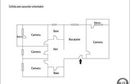 Vanzare apartament 4 camere, 79 mp utili, zona Cinema Marasti, cu parcare