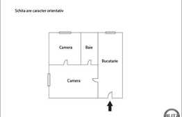 2 camere, 37 mp, semidecomandat, zona Casa Piratilor