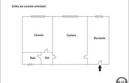 Vanzare 2 camere semidecomandate, in curs de renovare, izolat interior complet