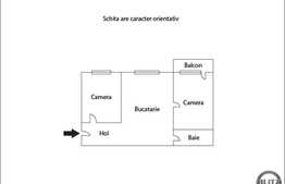 Vanzare 2 camere, 50 mp utili, balcon, zona Stejarului!