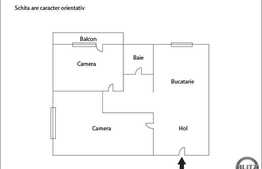 2 camere, 56 mp, partial mobilat, finisat modern, zona Iulius Mall