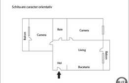 3 camere, 78 mp, etaj intermediar, zona nou dezvoltata!