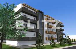 Apartament 3 camere, 58 mp, ansamblu privat, Apahida