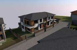 Duplex semifinisat, 180 mp, 400  teren, complex de case, Tauti 