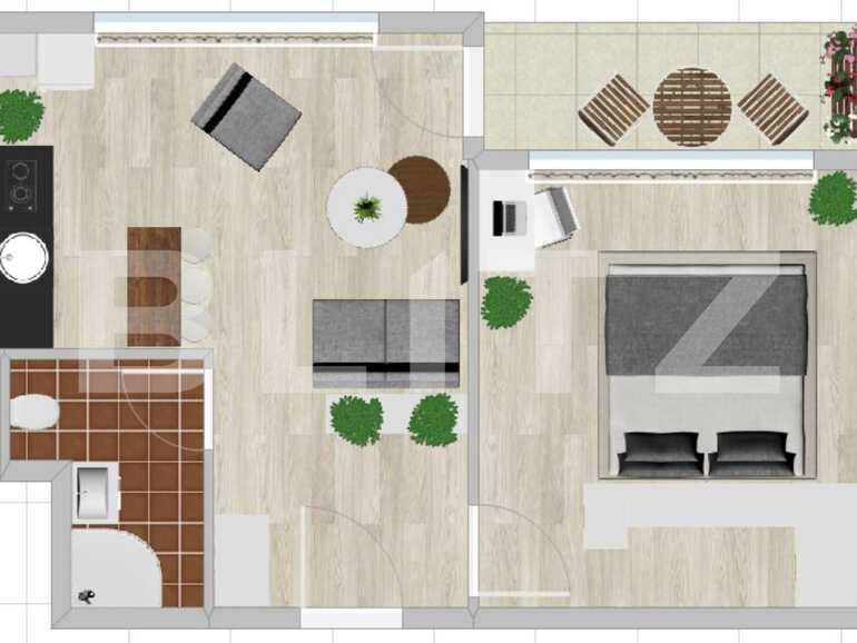 Garsonieră de vânzare Borhanci - 79586AV | BLITZ Cluj-Napoca | Poza1