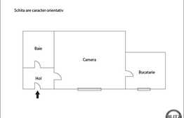Vanzare apartament 1 camera, 26.5 mp utili, zona Horea, cu parcare