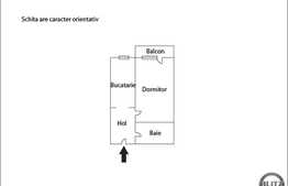 Vanzare mansarda cu 1 camera, decomandata, 32 mp, balcon! Zona Eroilor!