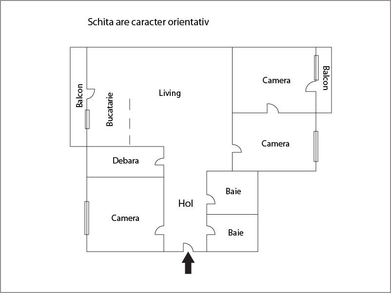 Apartament de vânzare 4 camere Bună Ziua - 7972AV | BLITZ Cluj-Napoca | Poza1