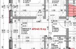 Apartament 2 camere, 43 mp, gradina 77 mp! Zona strazii Cetatii