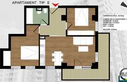 Vanzare 3 camere in zona Garii CFR, decomandat, garaj subteran, imobil NOU