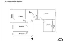Vanzare apartament 4 camere decomandat, zona Complex Big. Etaj intermediar!