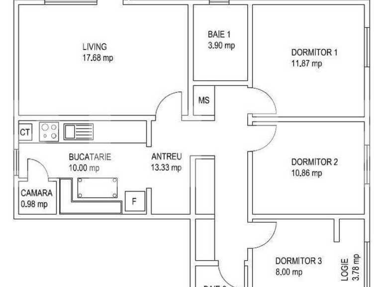 Apartament de vânzare 4 camere Marasti - 79924AV | BLITZ Cluj-Napoca | Poza1