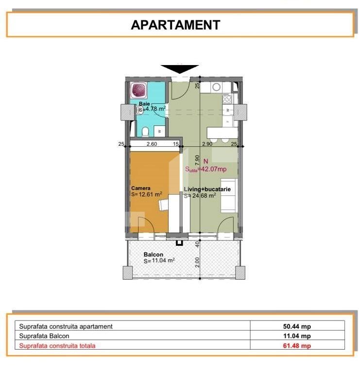 Apartament de vânzare 2 camere Gheorgheni - 80038AV | BLITZ Cluj-Napoca | Poza1